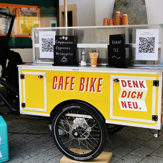Das 'Cafe-Bike' unterwegs in der Steiermark