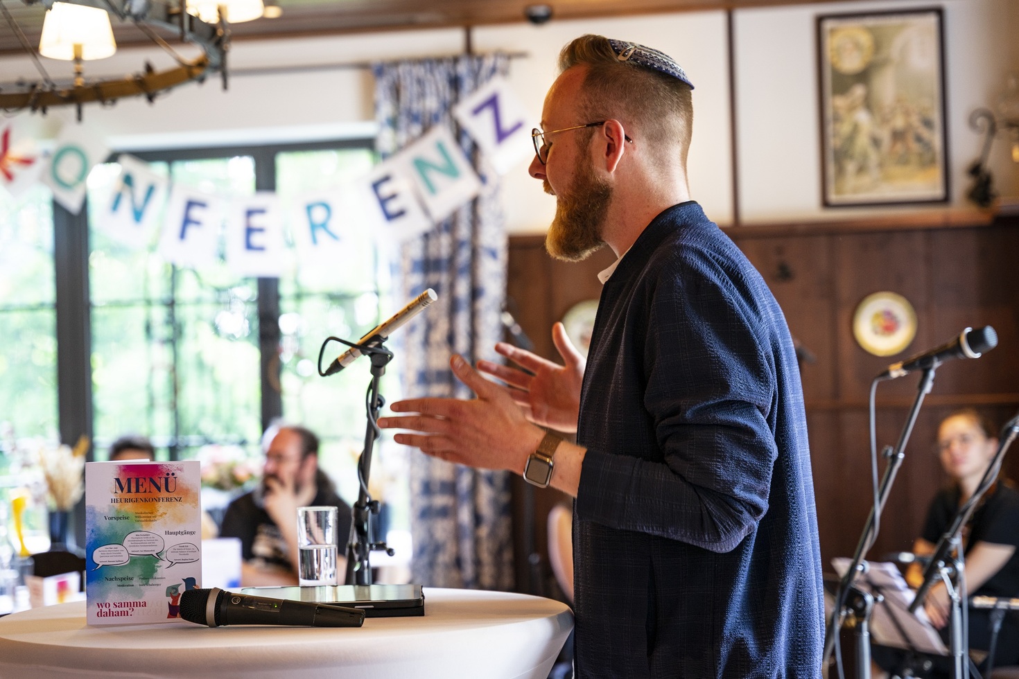 Unter anderem sprach Rabbiner MA Lior Bar-Ami der Wiener jüdischen Reformgemeinde Or´Chadasch.