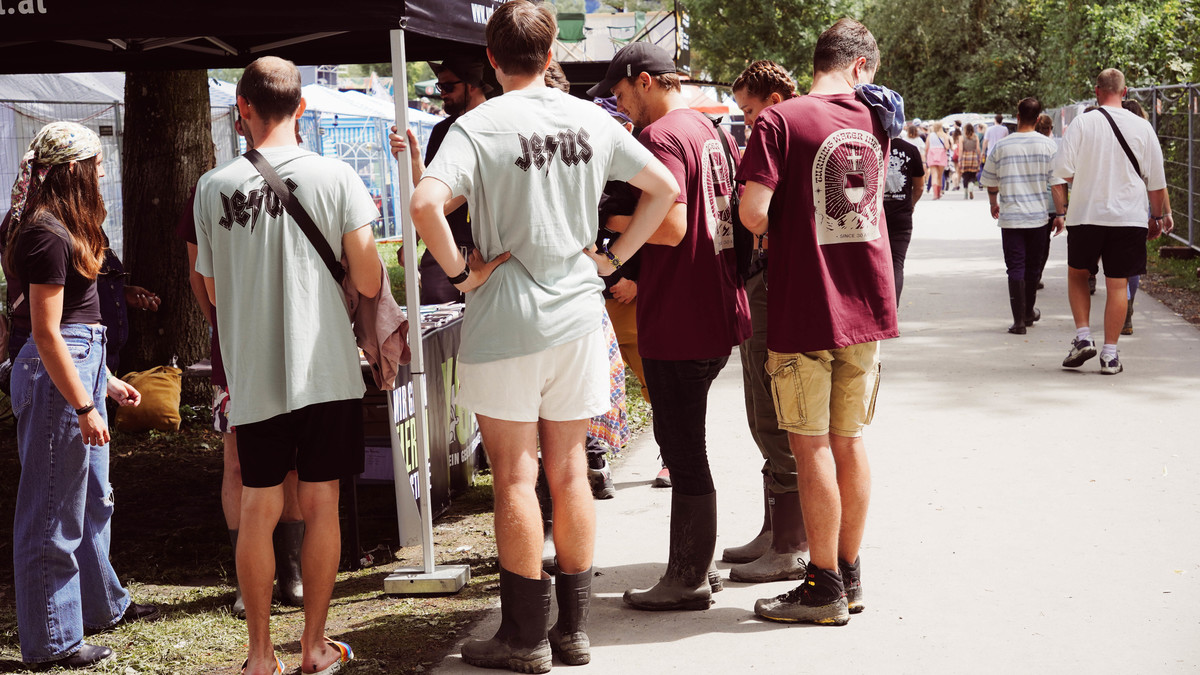 Mit der PopUpChurch auf dem Szeneopenair.