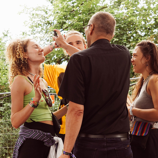 Mit der PopUpChurch auf dem Szeneopenair.