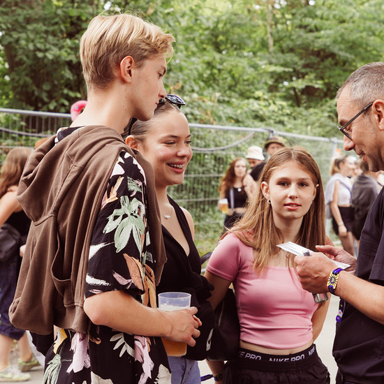 Mit der PopUpChurch auf dem Szeneopenair.