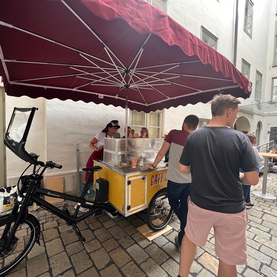 Das 'Cafe-Bike' unterwegs in der Steiermark