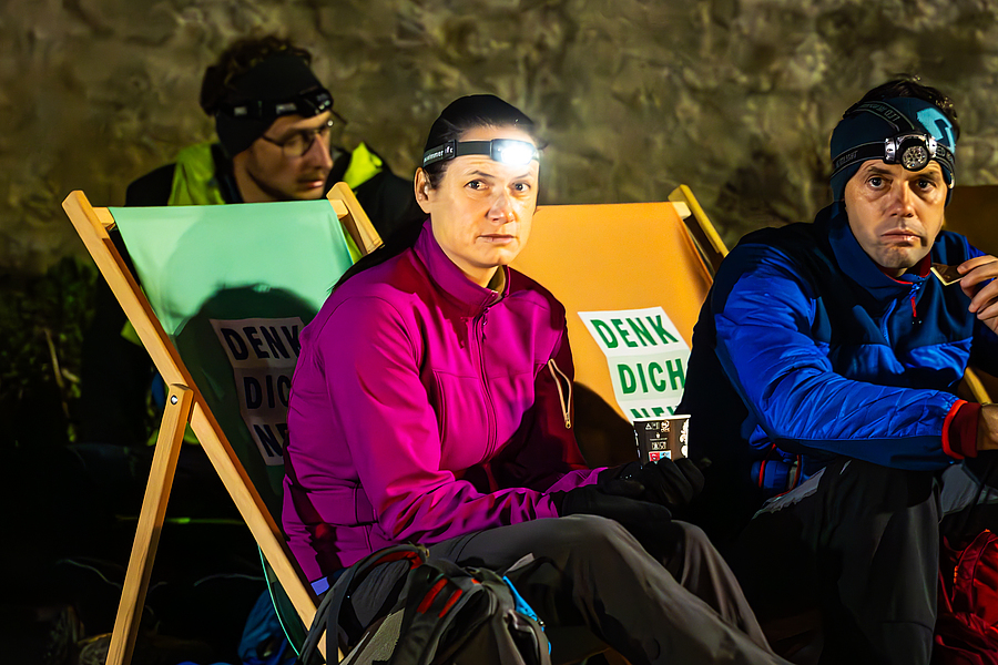 Gespräche und Stärkung am 4-Bergelauf 2024